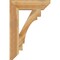 Ekena Millwork Merced Slat Rough Sawn Bracket, Western Red Cedar, 6"W x 26"D x 38"H BKT06X26X38MRC06RWR - alternate 3